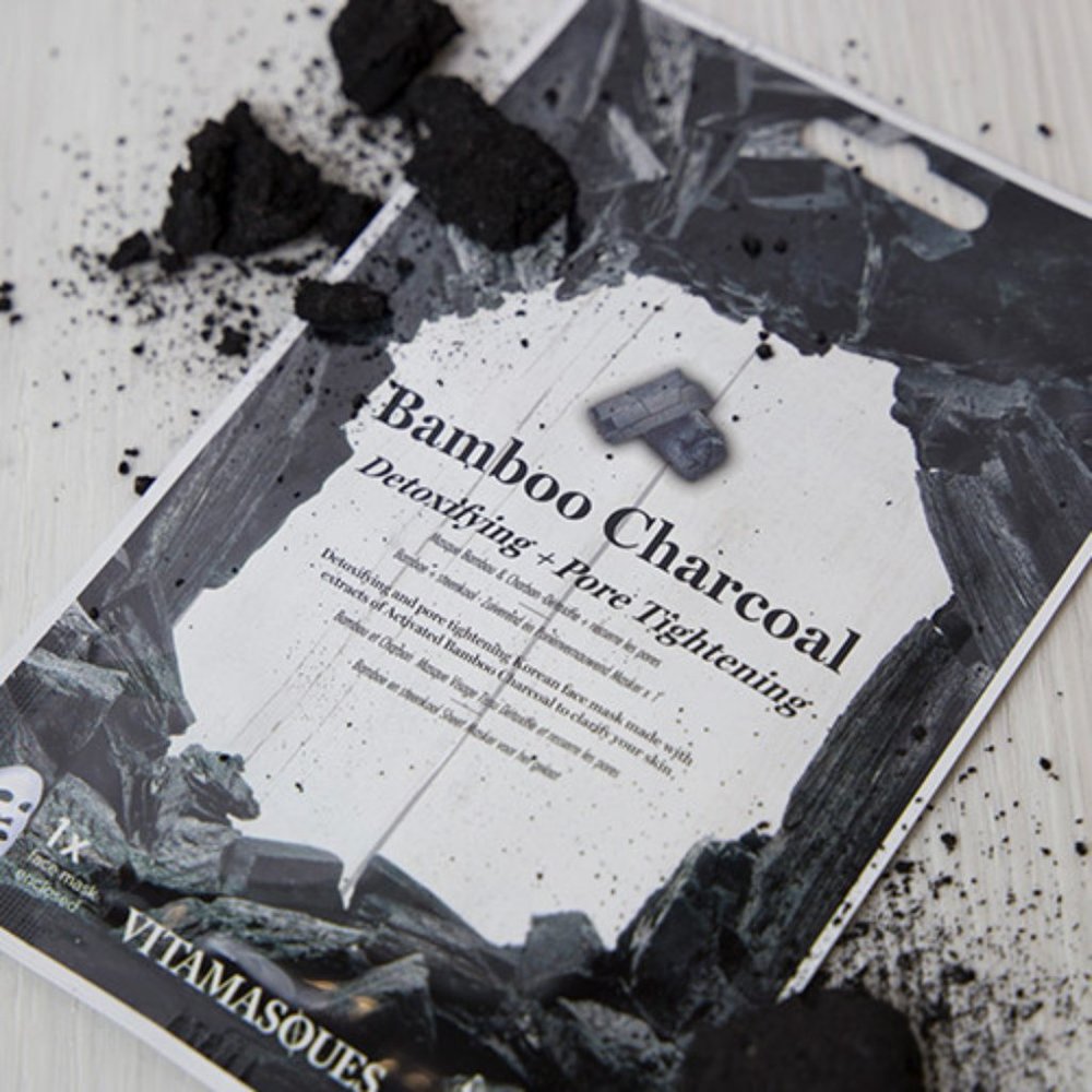 VITAMASQUES | Bamboo Charcoal Mask (Pack of 10)